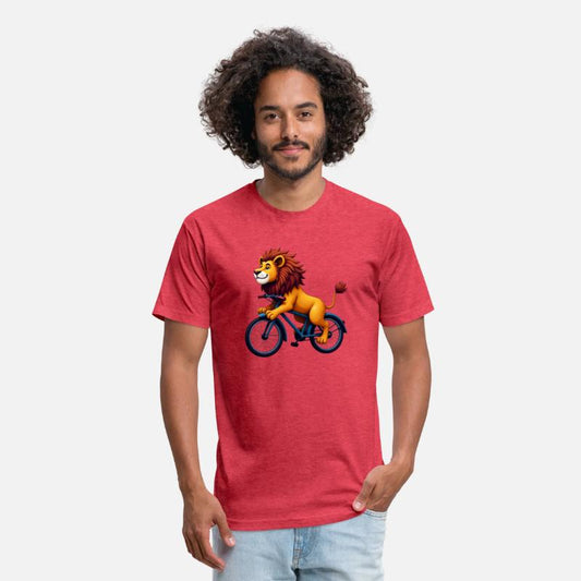 Charming Lion Bike Rider