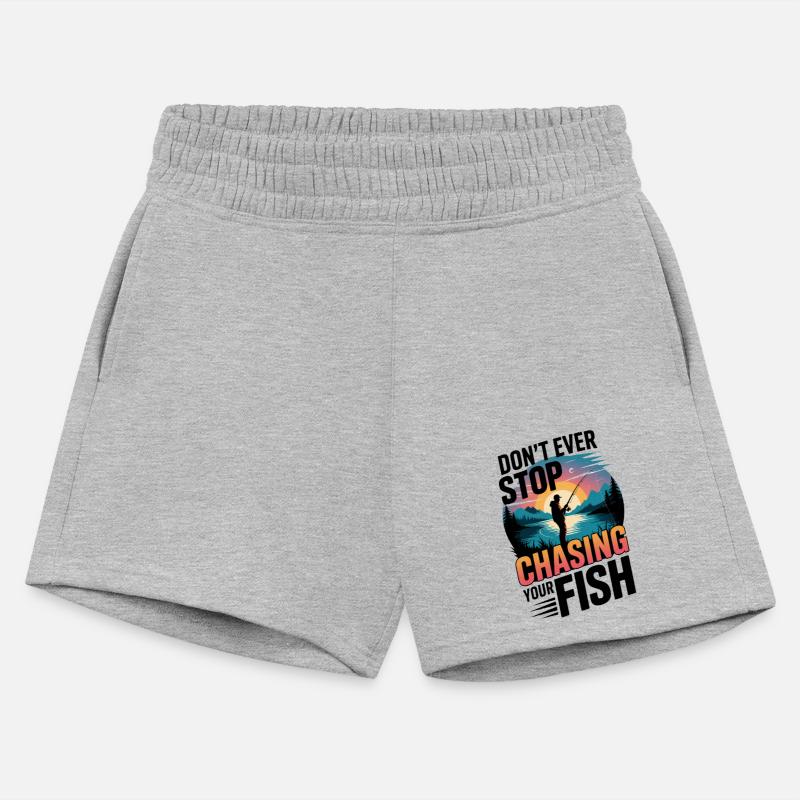 Chasing Fish Sunset Illustration