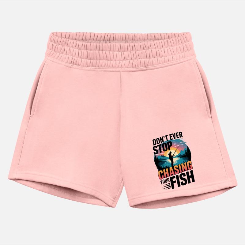 Chasing Fish Sunset Illustration