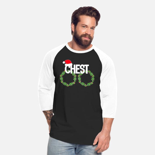 Chest Nuts Christmas Shirt Funny Matching Couple