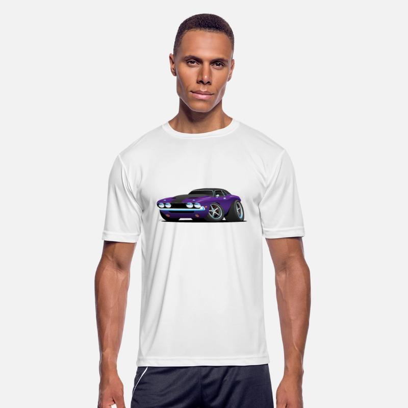 Classic Muscle Car Cartoon