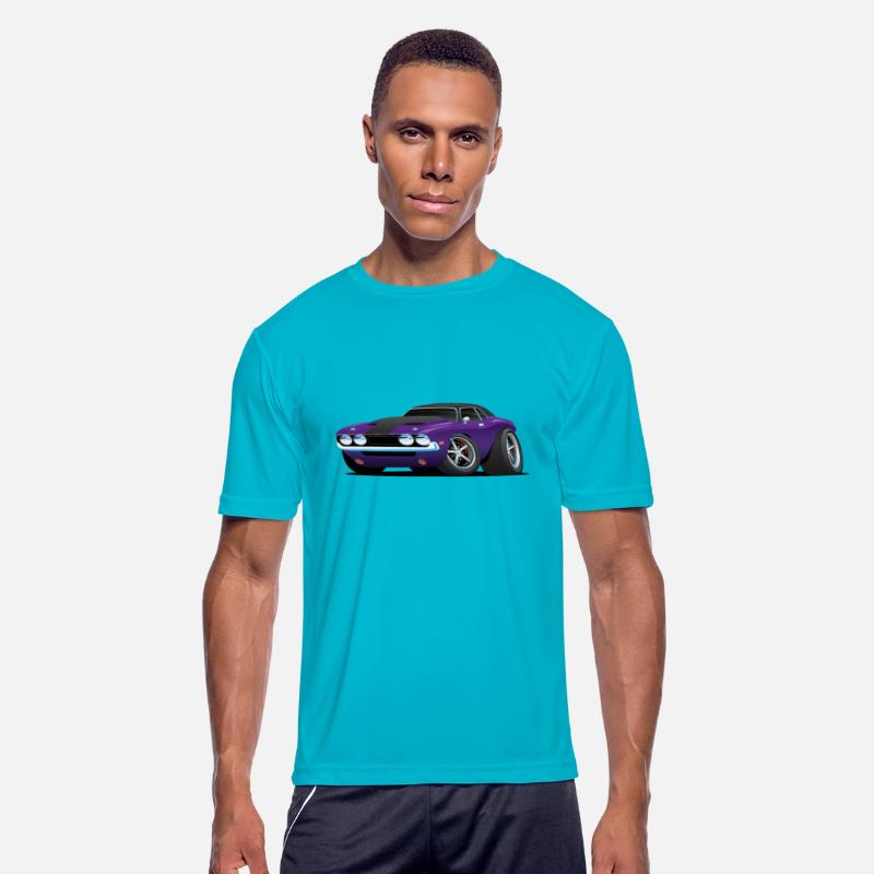 Classic Muscle Car Cartoon