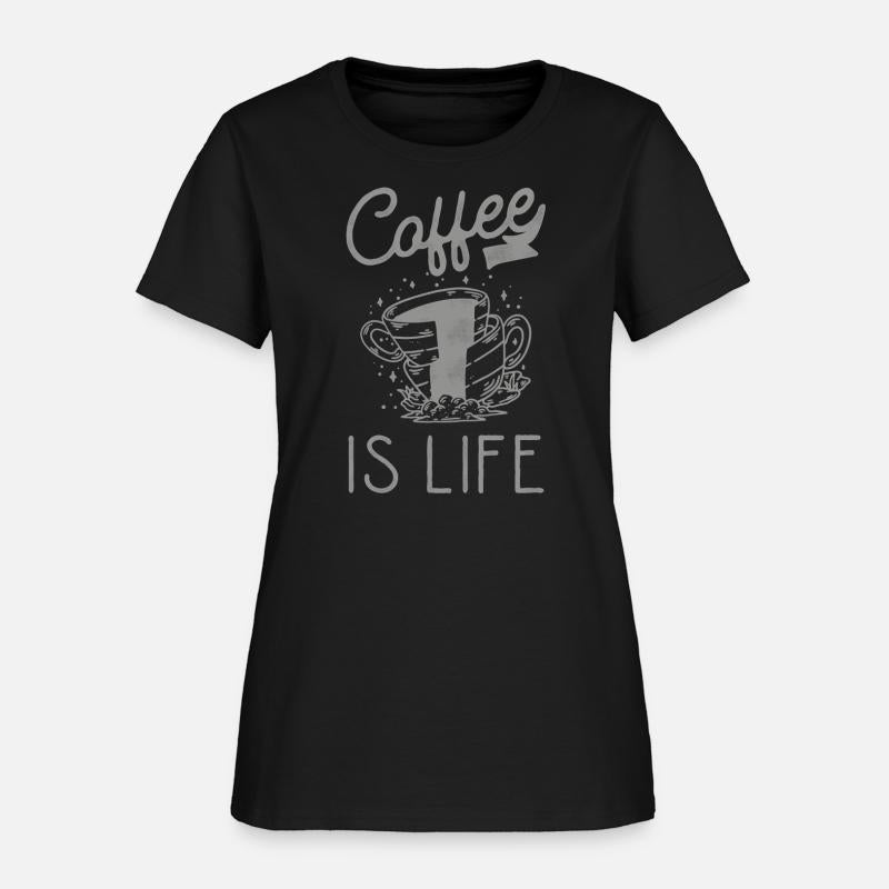 Coffee Is Life Coffee Lover Grey