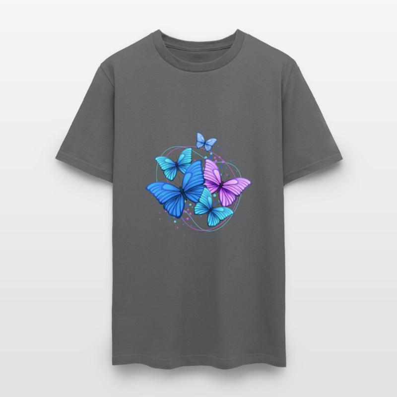Colorful Butterflies Unisex Jersey Short Tee