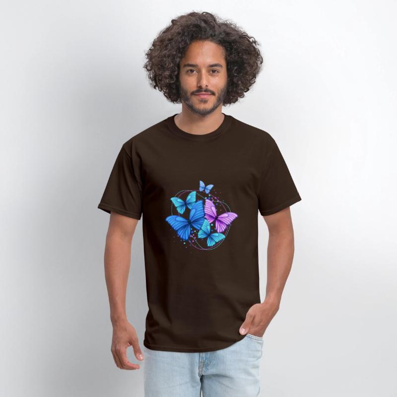 Colorful Butterflies Unisex Jersey Short Tee