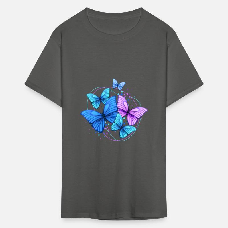 Colorful Butterflies Unisex Jersey Short Tee
