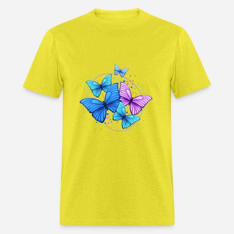 Colorful Butterflies Unisex Jersey Short Tee