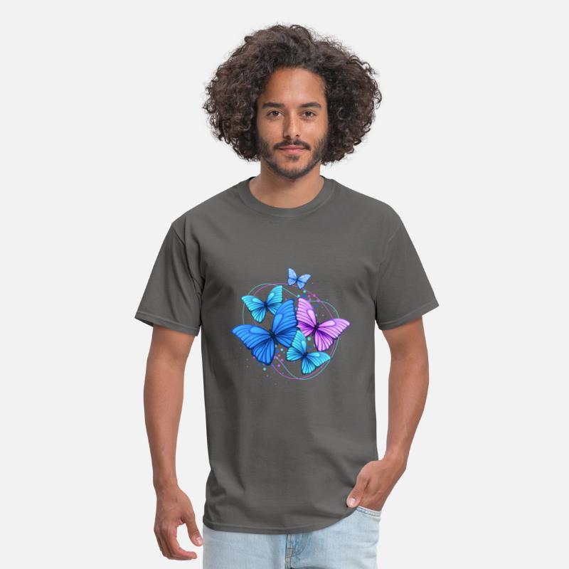Colorful Butterflies Unisex Jersey Short Tee