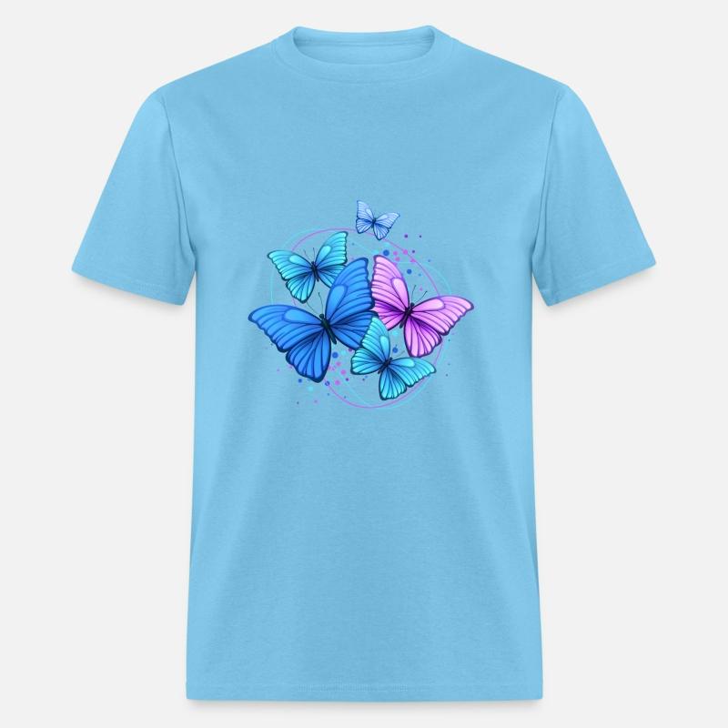 Colorful Butterflies Unisex Jersey Short Tee