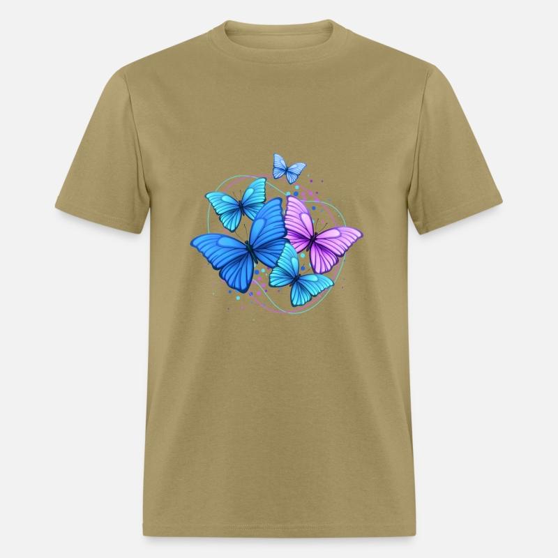 Colorful Butterflies Unisex Jersey Short Tee