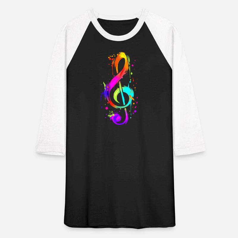 Colorful Musician Hippie Clef