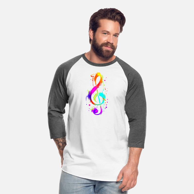 Colorful Musician Hippie Clef