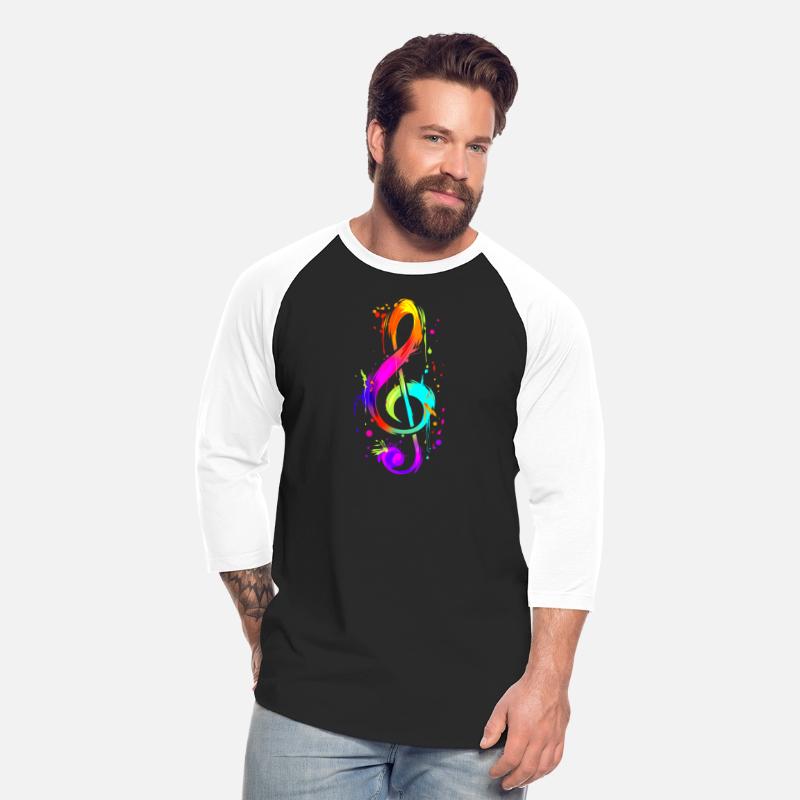 Colorful Musician Hippie Clef