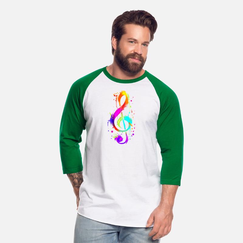 Colorful Musician Hippie Clef