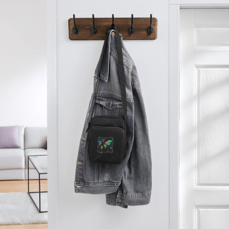 Colorful World Map Art - Features Popular landmark