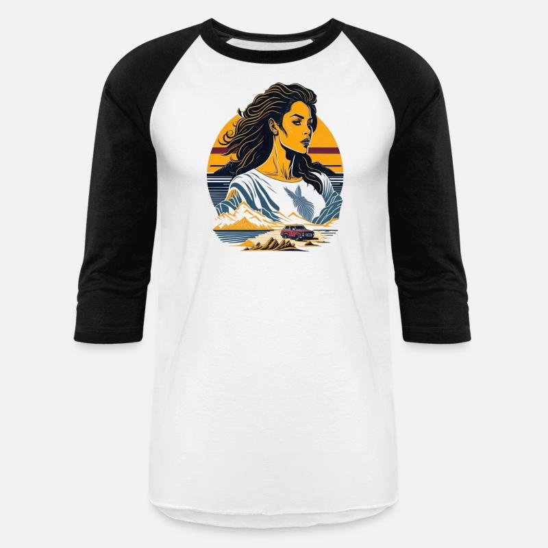 confident lady on natural beach