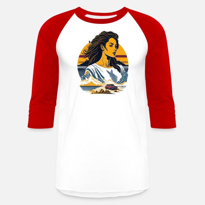 confident lady on natural beach