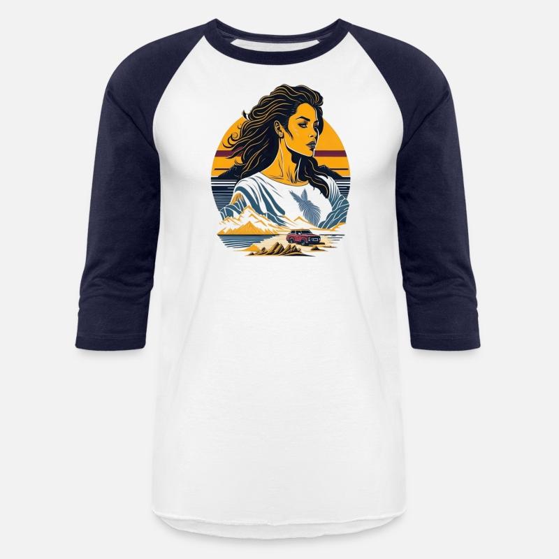 confident lady on natural beach