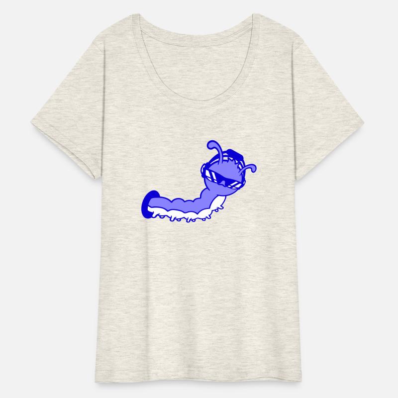 Cool DJ Caterpillar Eats Hole Music Club Party Fun