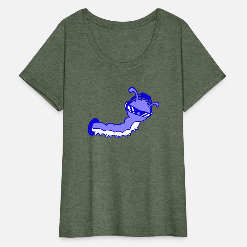 Cool DJ Caterpillar Eats Hole Music Club Party Fun