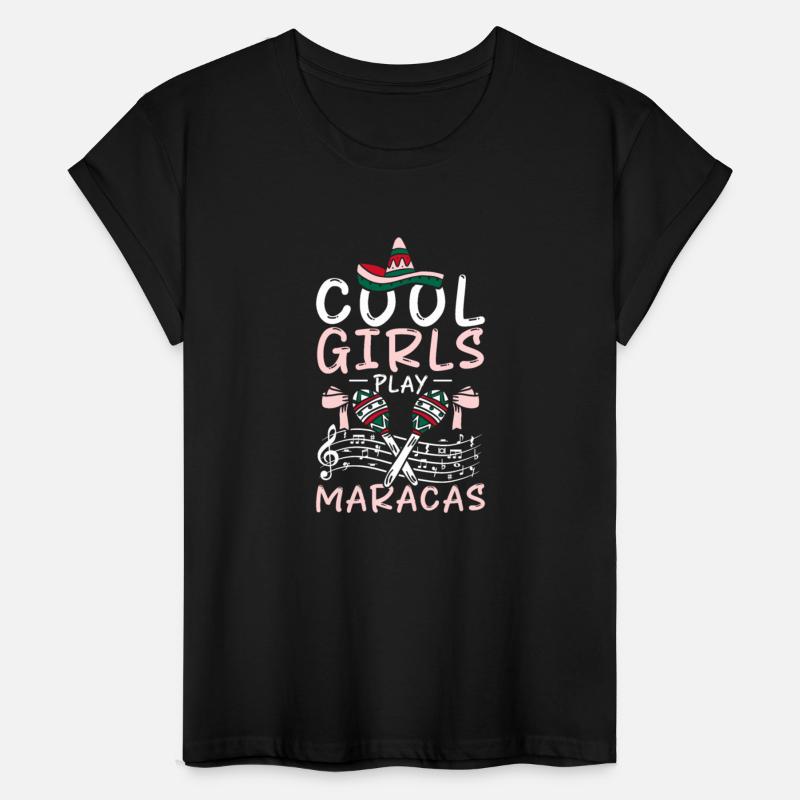Cool girls play maracas