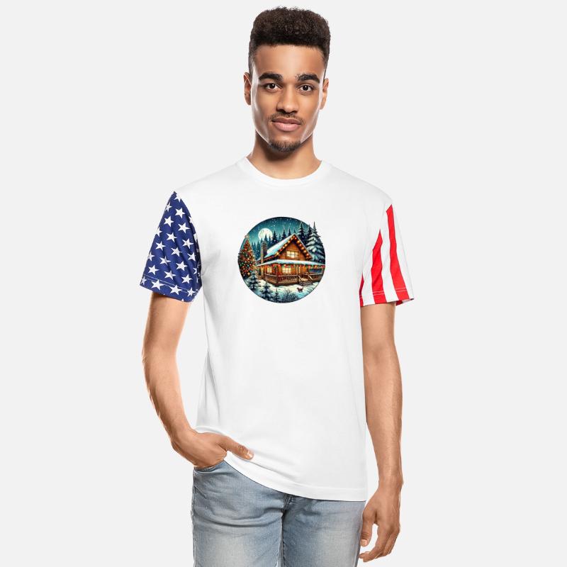 Cozy Christmas Cabin in the Snowy Woods