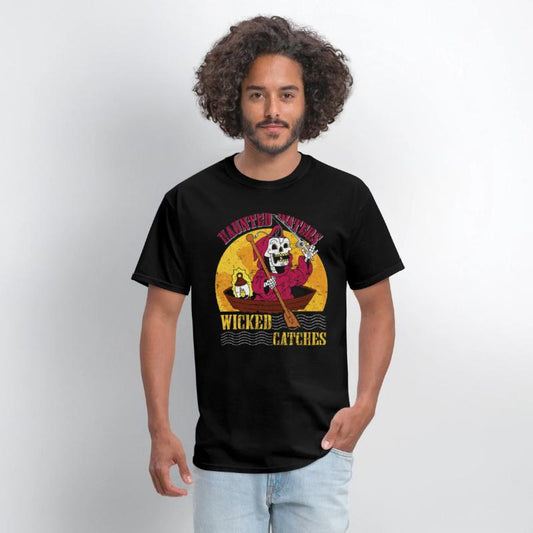 Creepy Shirt Haunted Waters Wicked Catches