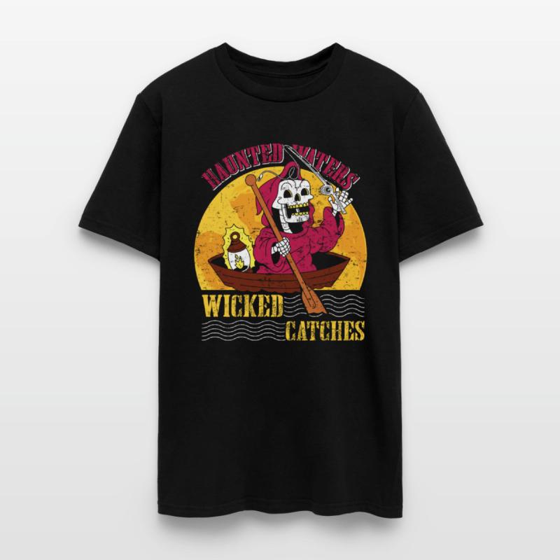Creepy Shirt Haunted Waters Wicked Catches