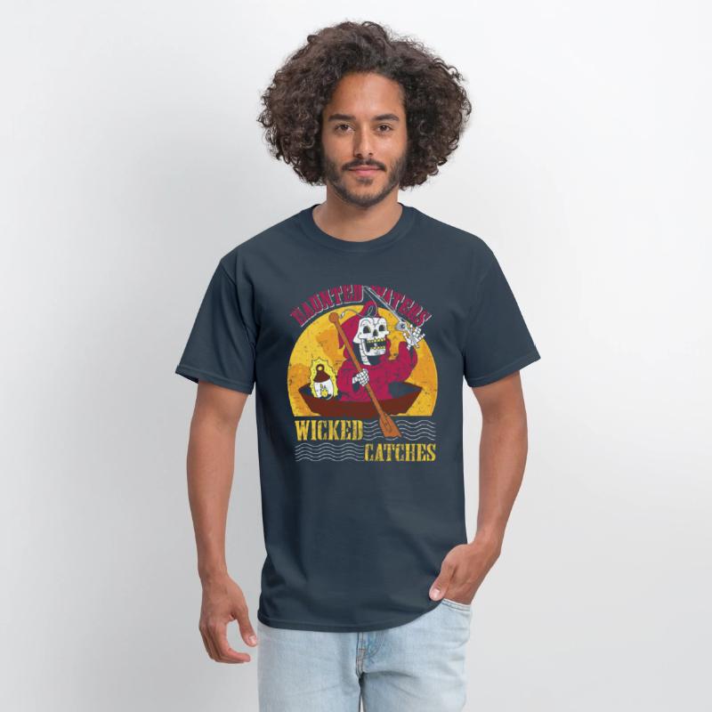 Creepy Shirt Haunted Waters Wicked Catches