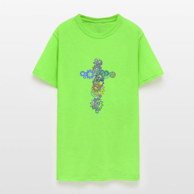 cross of cogs he has risen cross