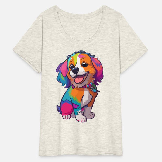 Cute Colorful Dog for Dogs Lovers