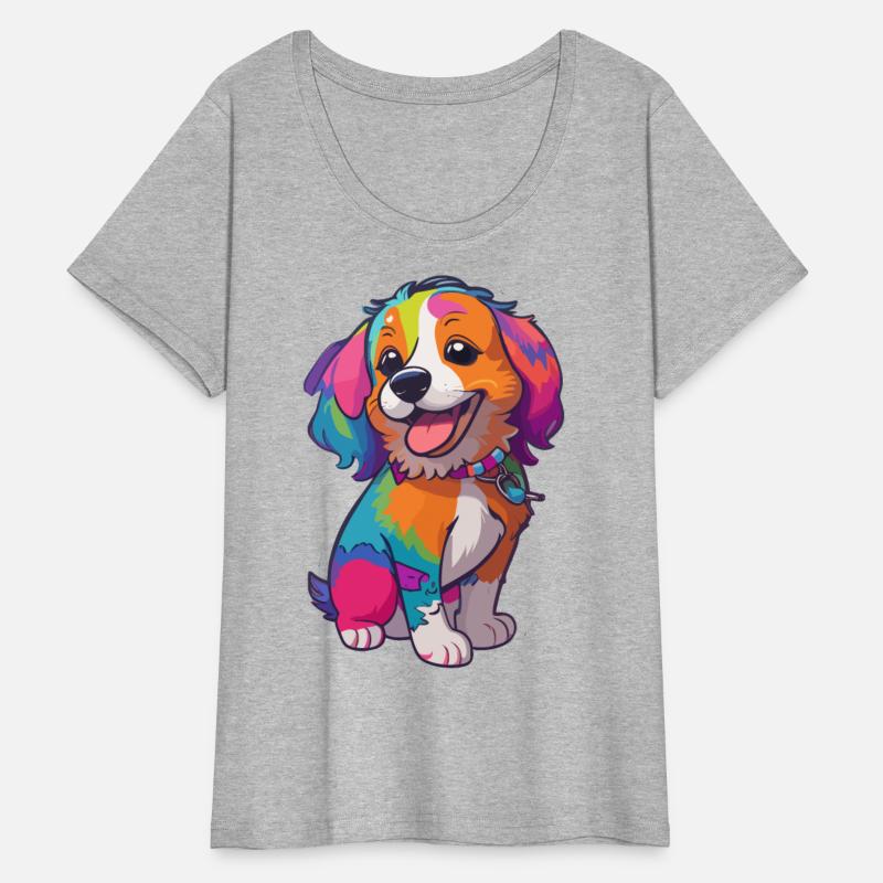 Cute Colorful Dog for Dogs Lovers