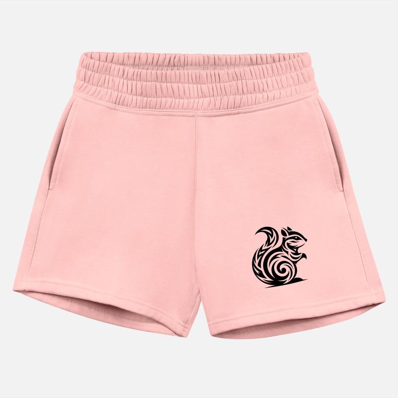 Cute Little Baby Squirrel In Tattoo Style