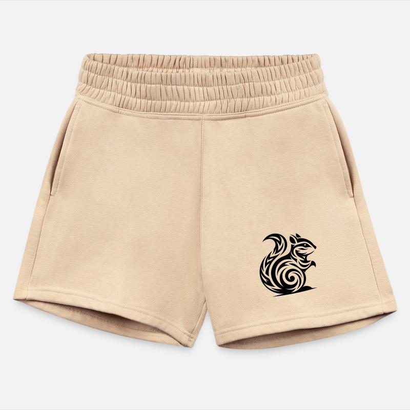 Cute Little Baby Squirrel In Tattoo Style