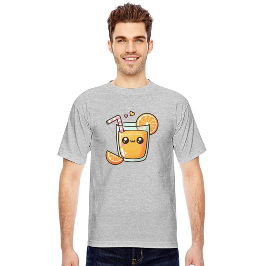 Cute Orange Juice Glass Cartoon