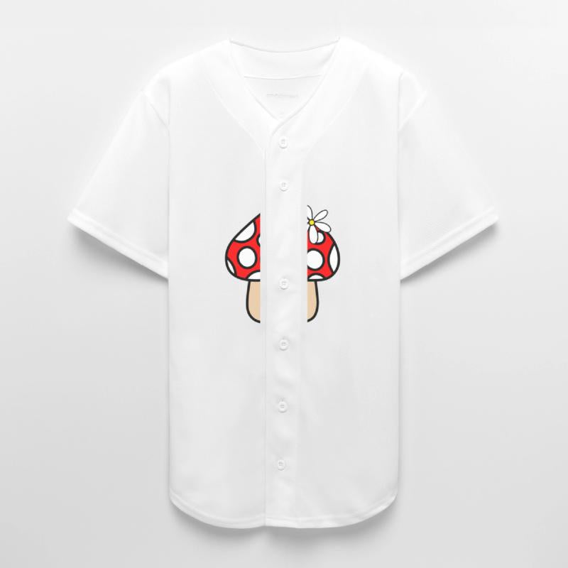 Cute Red Mushroom Showing Its Adorable Butt