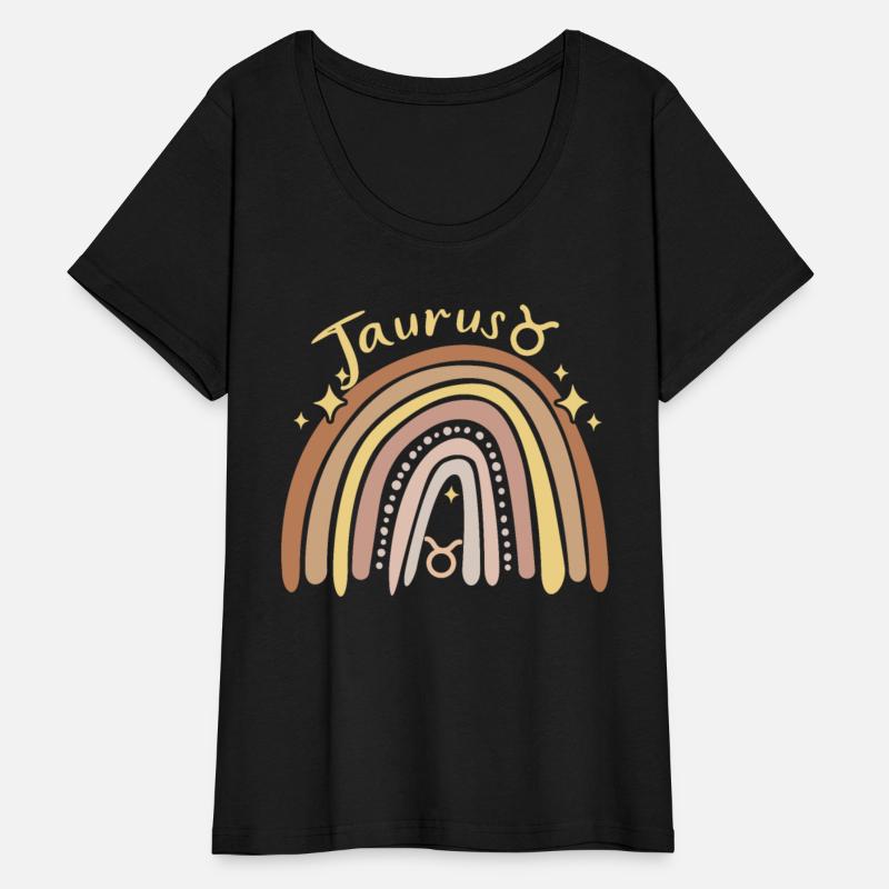Cute Taurus Star Sign Zodiac Bohemian Boho Rainbow