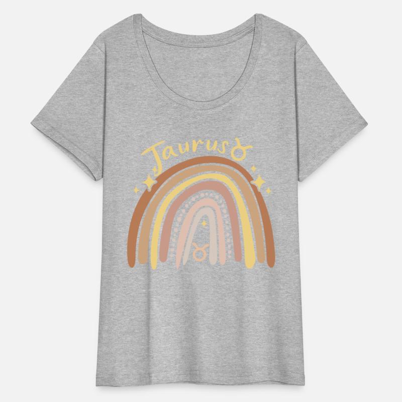 Cute Taurus Star Sign Zodiac Bohemian Boho Rainbow