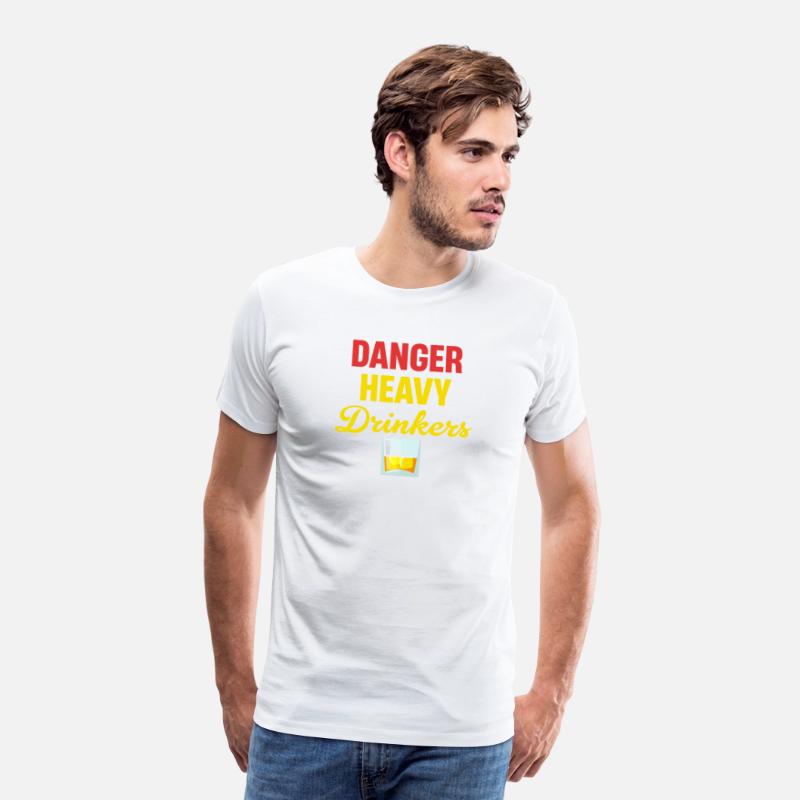 Danger Heavy Drinkers Funny Brewery Vodka Tequila