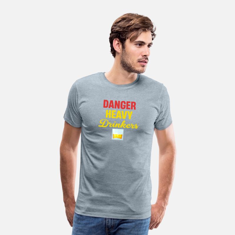 Danger Heavy Drinkers Funny Brewery Vodka Tequila