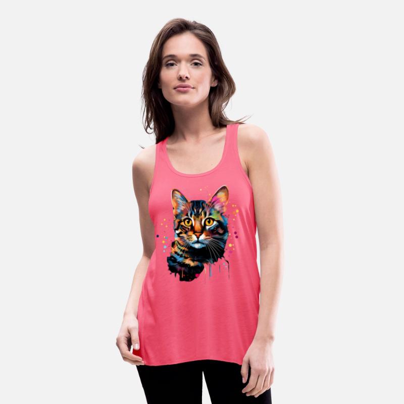 Decorative Color Explosion Bengal Cat