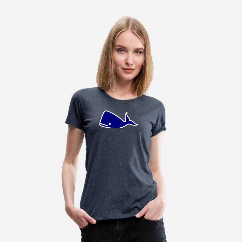 Deep Blue Whale Silhouette on Dark Background