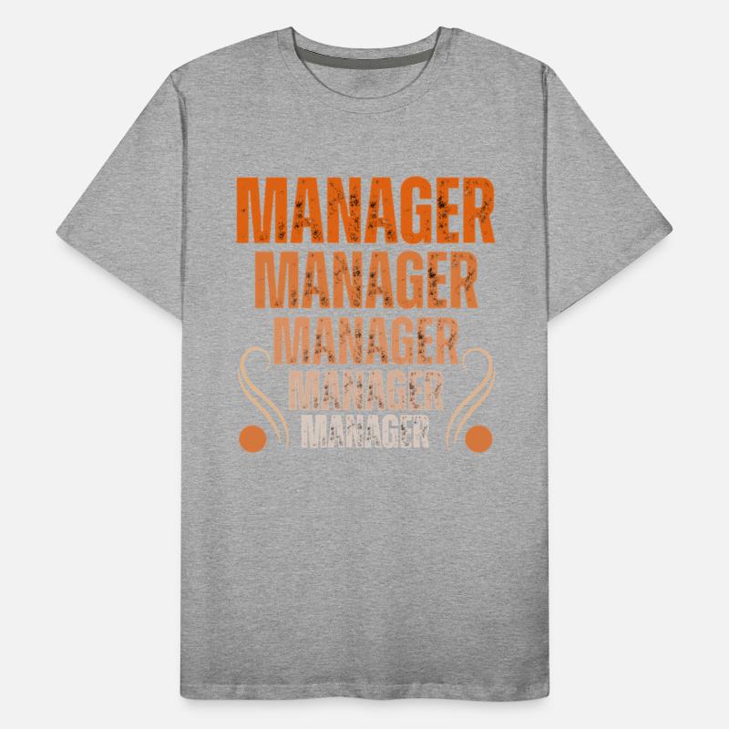 Distress Orange Manager Design CEO Boss Profession