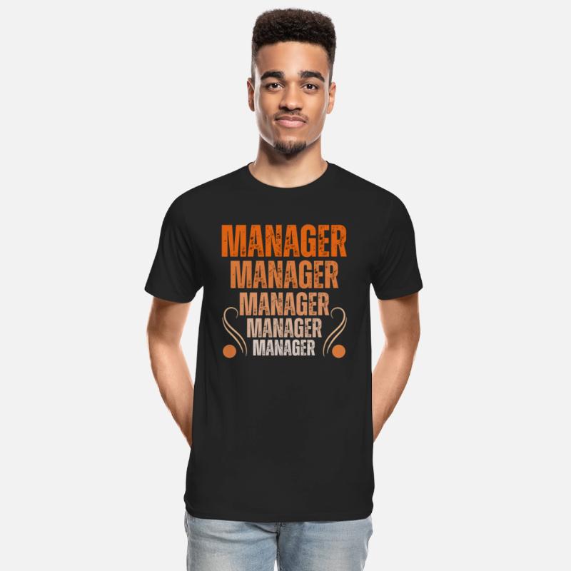 Distress Orange Manager Design CEO Boss Profession
