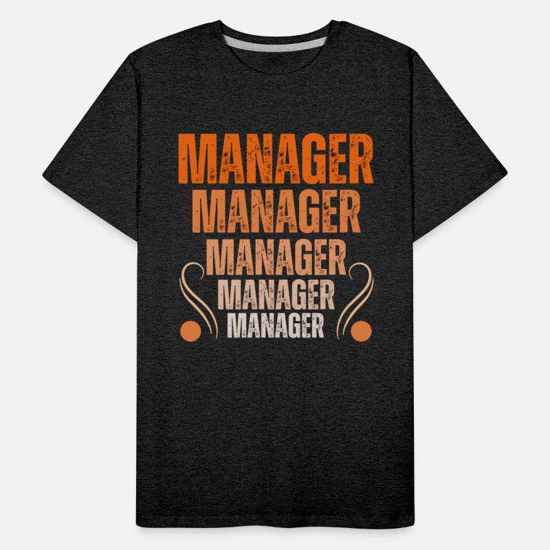 Distress Orange Manager Design CEO Boss Profession