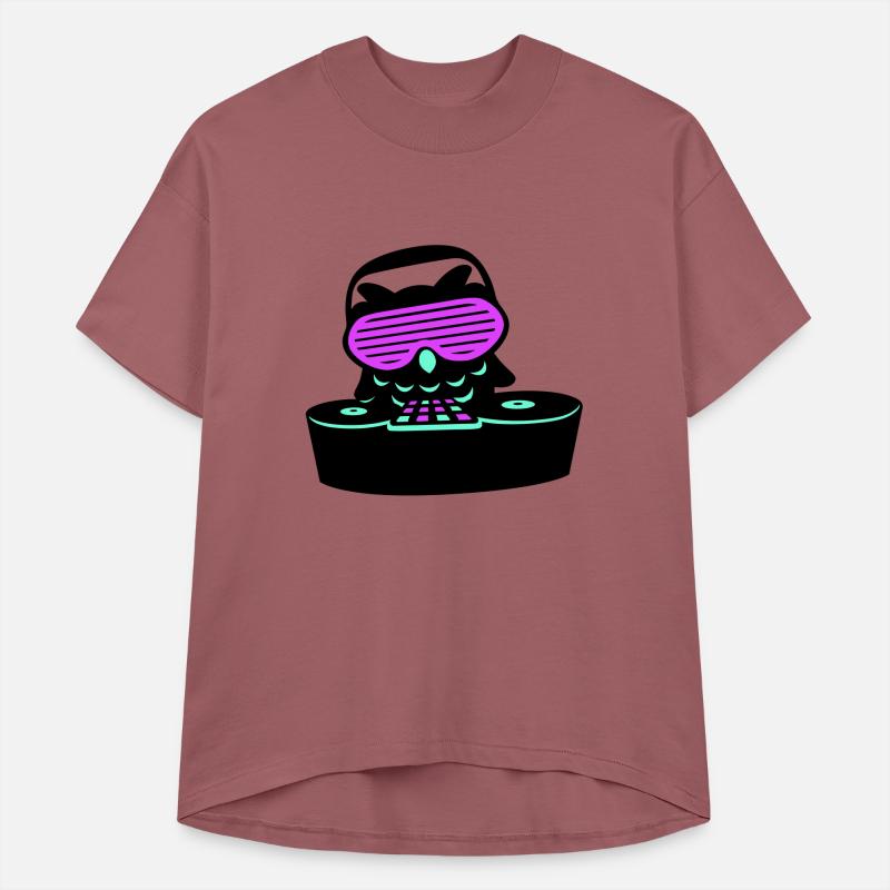 DJ owl mixer DJ music club disco party turntable