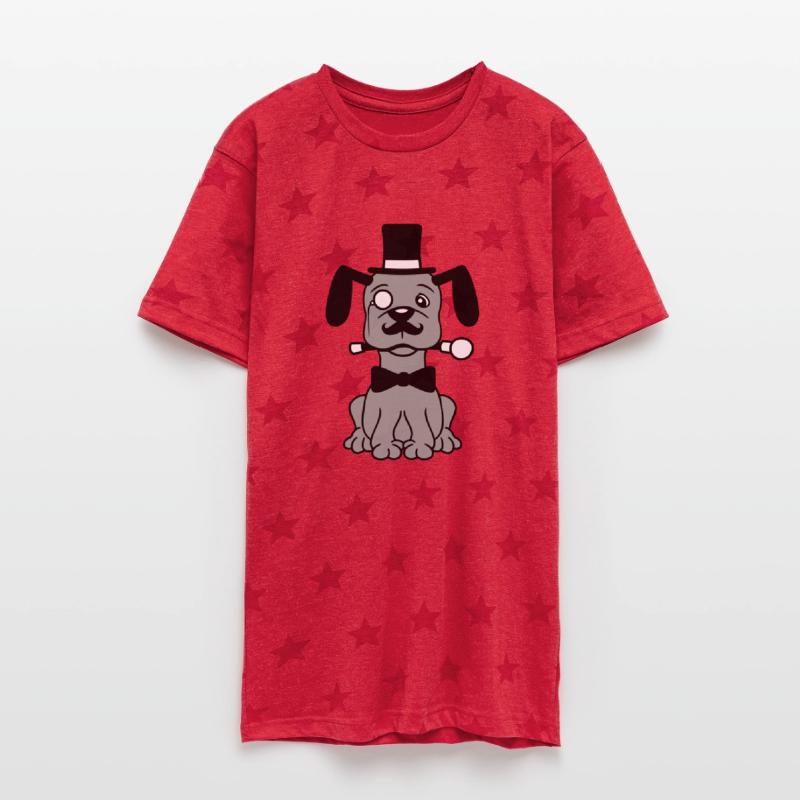 Dog Mr. Sir Top Hat Monocle Glasses Rich Gentleman