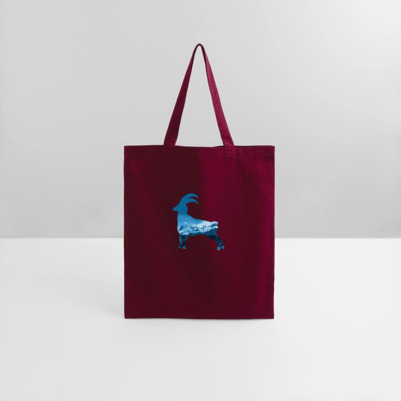 Double Exposure Steinbock Alps Mountains Gift Idea