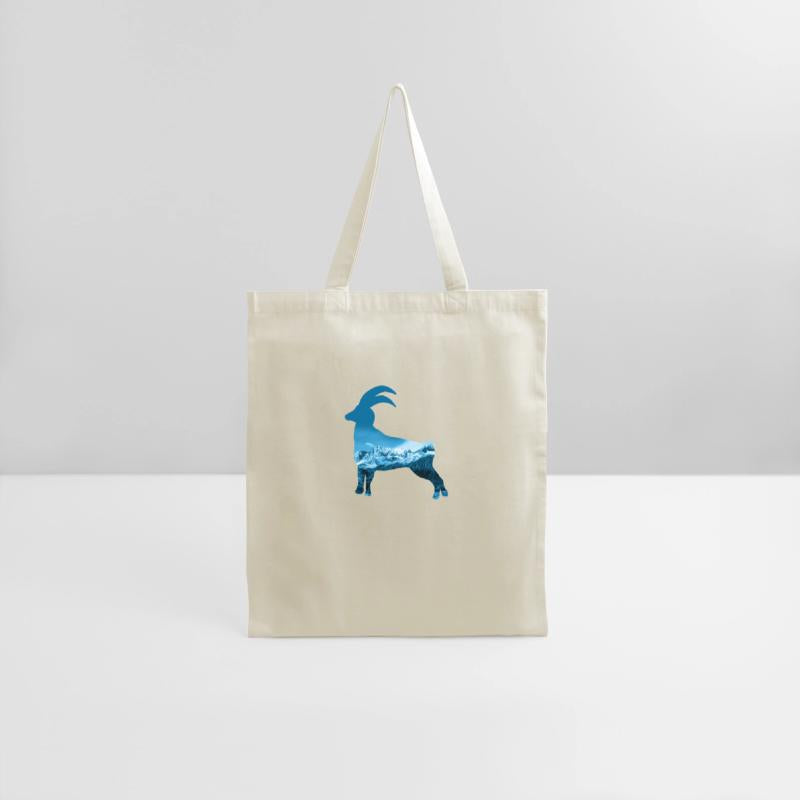 Double Exposure Steinbock Alps Mountains Gift Idea