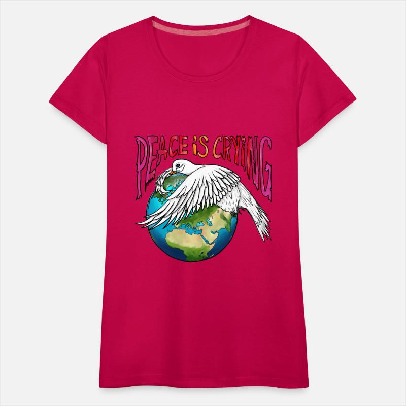 Dove Of Peace Cries Holds The Earth Peace & Cries